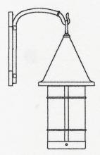 Arroyo Craftsman VB-11WO-RB - 11" valencia wall mount