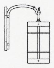 Arroyo Craftsman VB-11NRCS-VP - 11" valencia wall mount - no roof