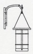 Arroyo Craftsman VB-7OF-RB - 7" valencia wall mount