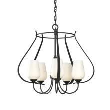 Hubbardton Forge 103045-SKT-10-GG0303 - Flora 5 Arm Chandelier