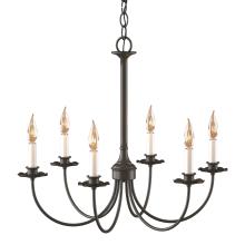 Hubbardton Forge 107060-SKT-07 - Simple Lines 6 Arm Chandelier