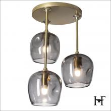 Hubbardton Forge 121373-SKT-86-YL0709 - Ume 3-Light Semi-Flush