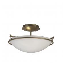 Hubbardton Forge 124302-SKT-84-GG0047 - Plain Small Semi-Flush