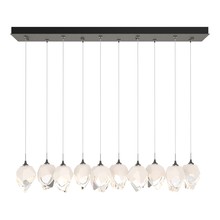 Hubbardton Forge 131143-SKT-LONG-20-WP0754 - Chrysalis 10-Light Small Crystal Pendant