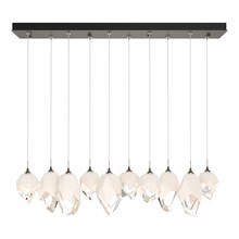 Hubbardton Forge 131145-SKT-LONG-07-WP0756 - Chrysalis 10-Light Mixed Crystal Pendant