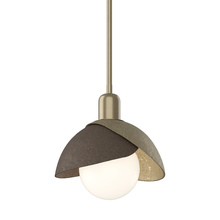 Hubbardton Forge 181183-SKT-MULT-84-05 - Brooklyn Double Shade Mini Pendant