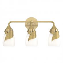 Hubbardton Forge 201352-SKT-86-GG0330 - Lapas 3-Light Bath Sconce