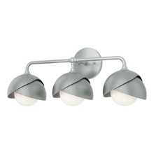 Hubbardton Forge 201375-SKT-82-82-GG0711 - Brooklyn 3-Light Double Shade Bath Sconce