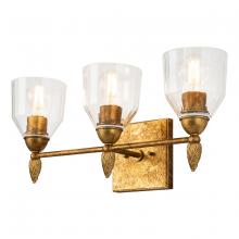 Lucas McKearn BB1000G-3-F2G - Felice 3 Light Vanity Light