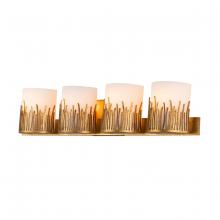 Lucas McKearn BB90610G-4 - Sawgrass 4 Light Bath Bar in Gold