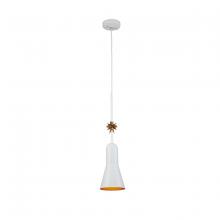 Lucas McKearn PD00118W-1 - Etoile Small White Pendant