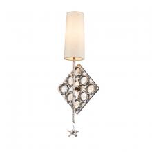 Lucas McKearn SC10500S-1 - Star 1 Light Silver Sconce