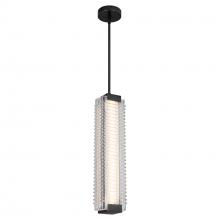 ALORA PD374624UBCR-UNV - Alai 24-in Urban Bronze/Ribbed Glass LED Pendant