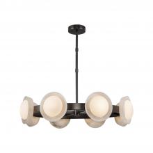 ALORA CH320837UBAR - Alonso 37-in Urban Bronze/Alabaster LED Chandeliers