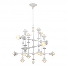 ALORA CH328129AW - Cadence 29-in Antique White 18 Lights Chandeliers