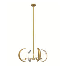 ALORA CH351204VB - Celeste Vintage Brass 4 Lights Chandeliers