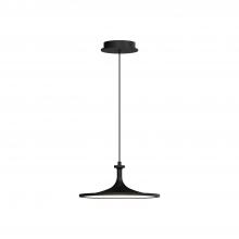 ALORA PD418012MB - Issa 12-in Matte Black LED Pendant