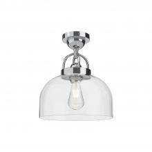 ALORA SF461101CH - Lancaster 12-in Chrome 1 Light Semi Flush Mount