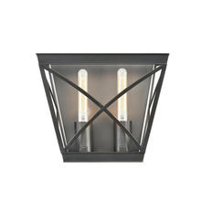 ALORA WV309602UB - Lattice Urban Bronze 2 Lights Wall/Vanity