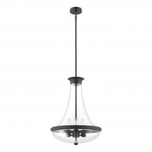 ALORA PD464018MB - Marcel 18-in Matte Black 4 Lights Pendant