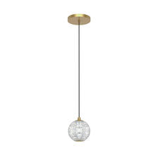 ALORA PD321201NB - Marni 5-in Natural Brass LED Pendant