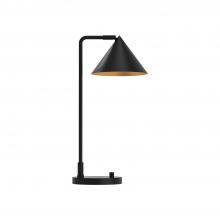 ALORA TL485020MB - Remy 20-in Matte Black 1 Light Table Lamp