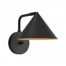 ALORA WV485007MB - Remy 7-in Matte Black 1 Light Wall/Vanity