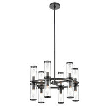 ALORA CH309066UBCG - Revolve Clear Glass/Urban Bronze 12 Lights Chandeliers