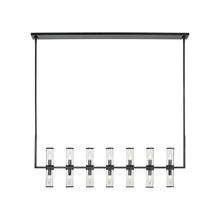 ALORA LP309077UBCG - Revolve Clear Glass/Urban Bronze 14 Lights Linear Pendant