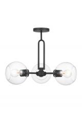 Visual Comfort & Co. Studio Collection 7755703-112 - Codyn Three Light Semi-Flush Convertible Pendant