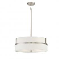 Savoy House Meridian M70102BN - 4-Light Pendant in Brushed Nickel