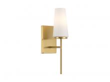 Savoy House Meridian M90115NB - 1-Light Wall Sconce in Natural Brass