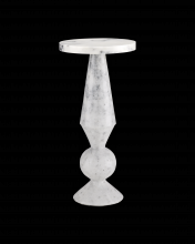 Currey 3000-0223 - Quince White Marble Accent Table